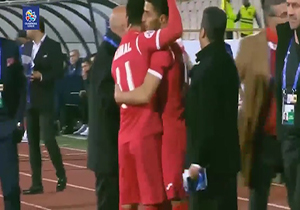 گل سوم پرسپولیس به نسف قارشی در 24 بهمن 96 + فیلم