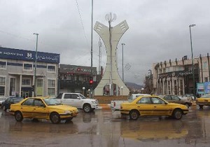 بارش باران در خلخال
