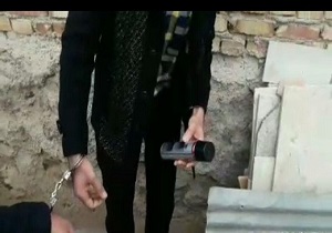 دستگیری لیدر شعار نویس در شوط