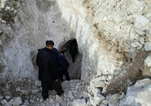 کشف یک غار باستانی در بوکان