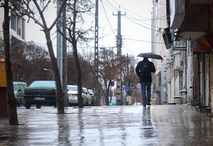 ترنم زیبای باران زمستانی در  استان مرکزی