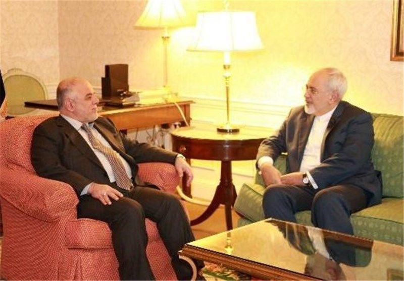 دیدار محمد جواد ظریف و حیدر العبادی