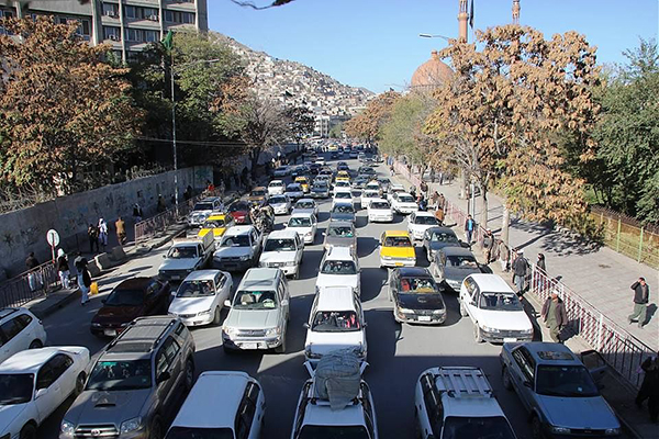 شهرداری کابل: ازدحام ترافیکی به دلیل بازرسی های امنیتی است
