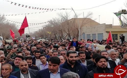تشییع باشکوه شهدای گمنام در یزد +تصویر