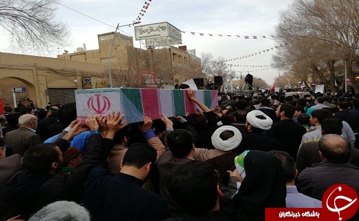 تشییع باشکوه شهدای گمنام در یزد +تصویر