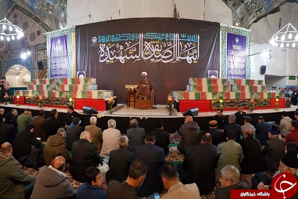 تصاویری از مراسم باشکوه وداع با شهدای گمنام در مشهد مقدس