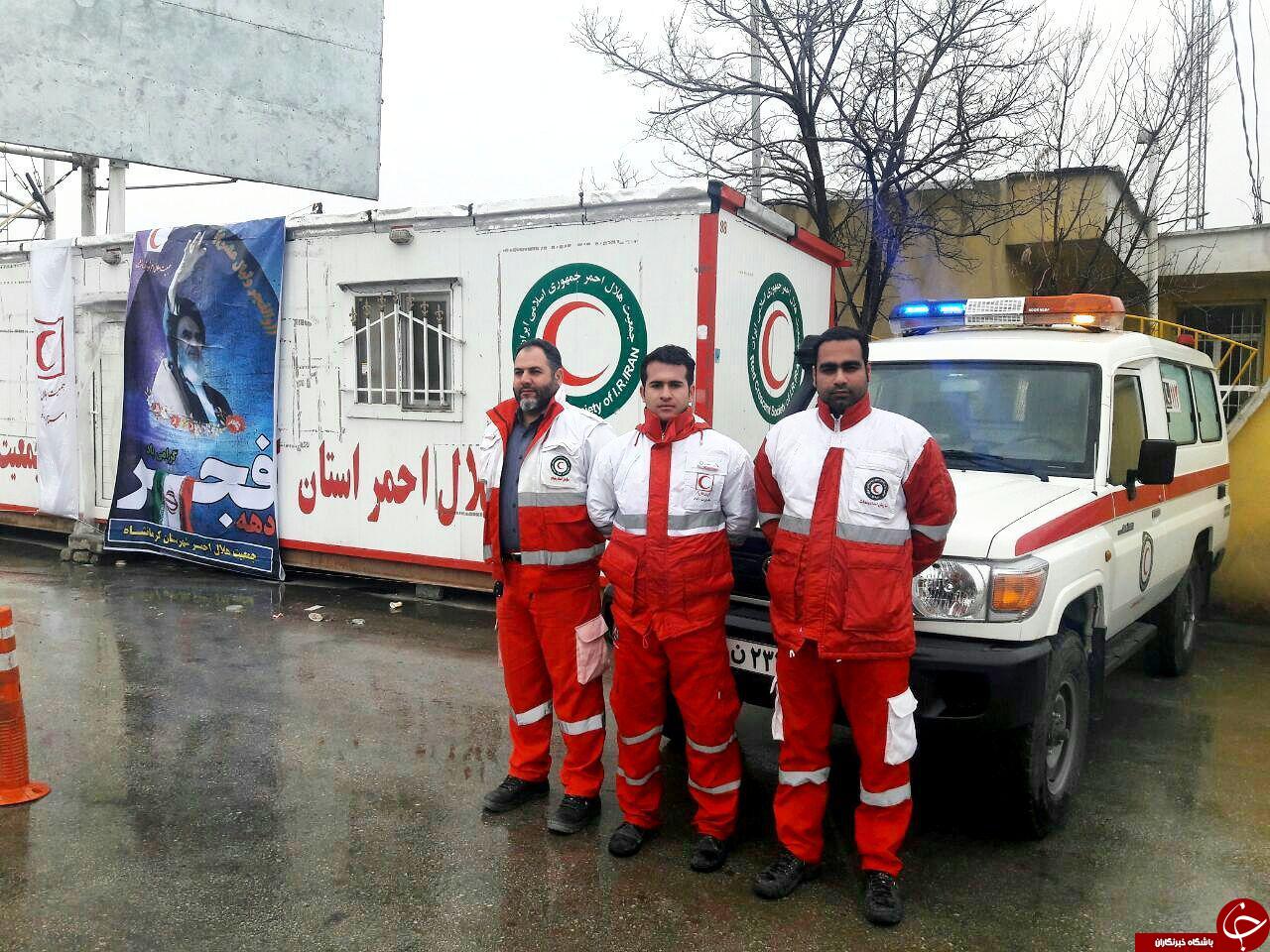 آماده باش نیروهای امدادی در استان کرمانشاه