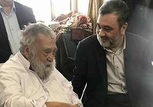 عیادت فرمانده ناجا از "آیت‌الله مستجابی