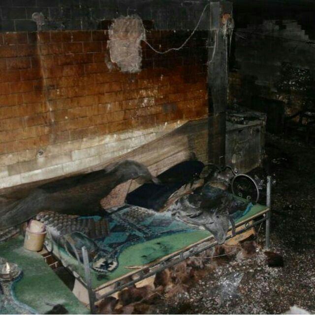 جان باختن دو برادر در آتش سوزی قهوه خانه