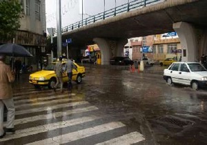 ادامه بارش‌ها تا روز دوشنبه / بارش بیش از ۱۰ میلی متری باران در قزوین