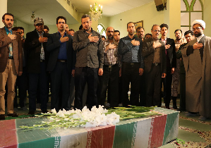 فضای صدا و سیمای مرکز یزد با حضور شهید گمنام عطرآگین شد
