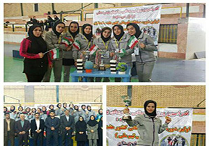 تیم هفت سنگ دختران تکاب قهرمان کشور شد