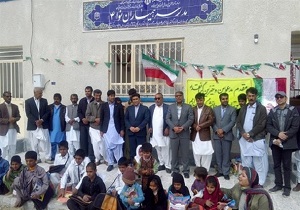 افتتاح مدرسه یک کلاسه در شهرستان  مرزی میرجاوه