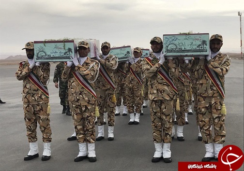 ورود پیکر مطهر 8 شهید گمنام به بیرجند