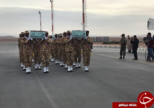 ورود پیکر مطهر 8 شهید گمنام به بیرجند