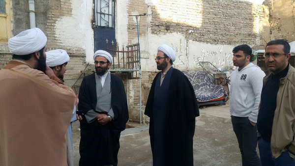 بازدید مدیر حوزه علمیه تهران از مناطق محروم تهران