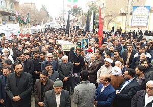 استقبال مردم شهید پرور میبد از شهید گمنام
