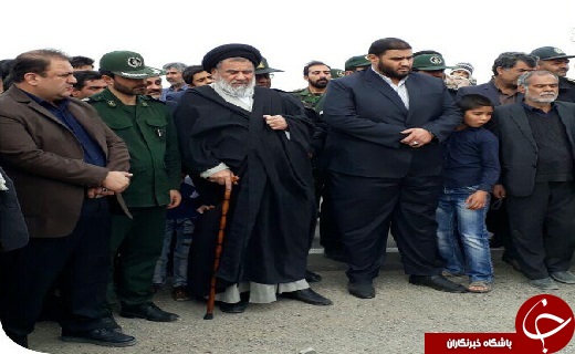 مراسم استقبال از دو لاله&zwnj;ی گمنام در بافق + تصویر