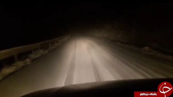 مسدودی برخی راه ها بر اثر بارش برف-زنجان