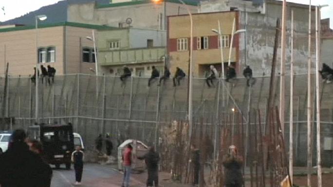 کشته شدن یک نفر در پی ازدحام جمعیت در مرز اسپانیا