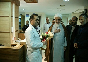 دیدار امام جمعه قزوین با پرستاران