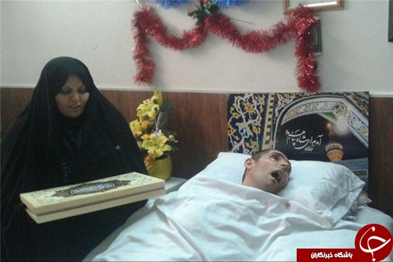 پای درد دل زنی که 9 سال از معلول صد در صدی مراقبت کرد+ تصاویر