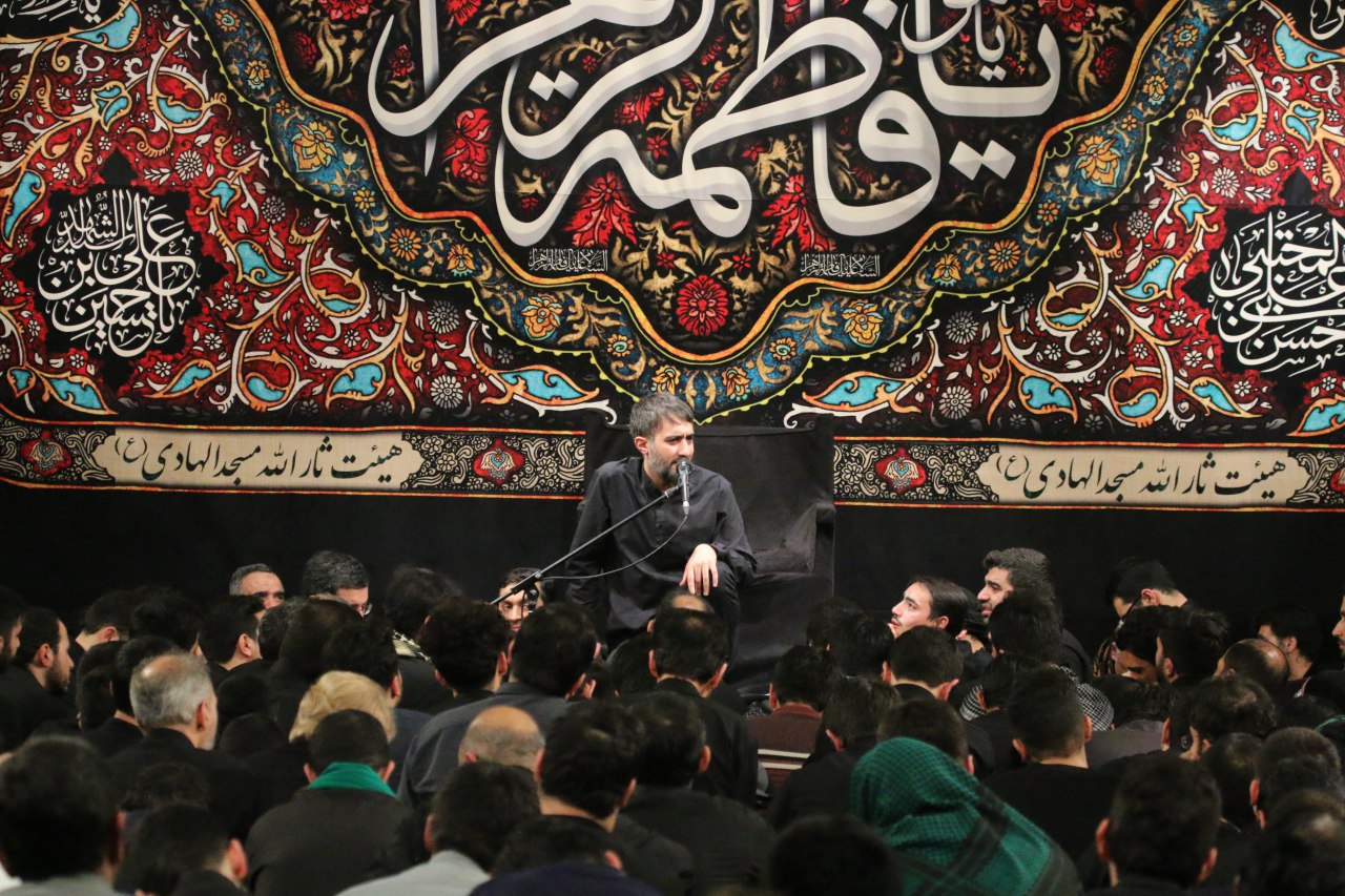 گزارش تصویری مراسم عزاداری فاطمیه دوم هیئت ثارالله (ع)