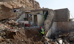 ریزش کوه در مسجدسلیمان حادثه آفرین شد