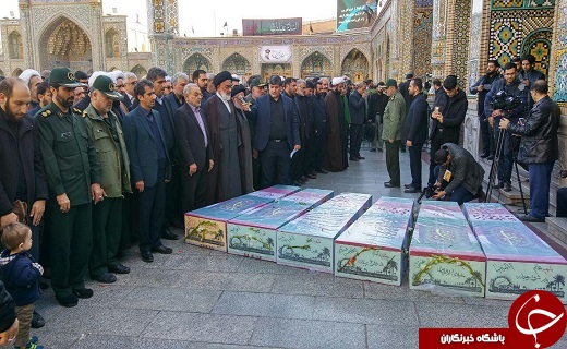 پیکر ۶ شهید گمنام دفاع مقدس در قم تشییع شد