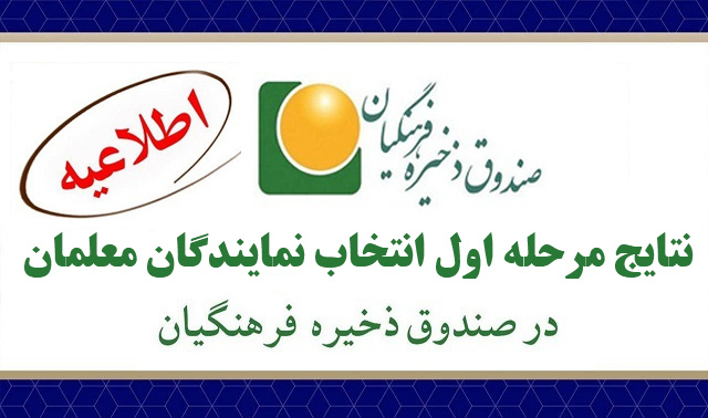 نتایج اولیه انتخابات هیئت‌امنای صندوق ذخیره فرهنگیان اعلام شد