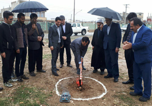 کلنگ زنی سالن ورزشی دانشگاه پیام نور لردگان