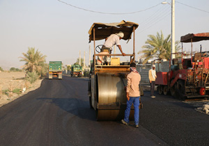 آغاز عملیات آسفالت روستای بیسکاو بشاگرد