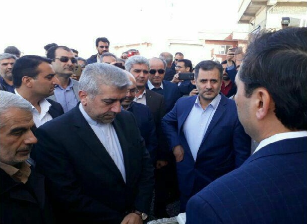افتتاح پروژه آب رسانی از سد کوچری به شهرستان خمین +  تصاویر