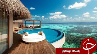 پانزده هتل با استخرهای دریایی در جهان
