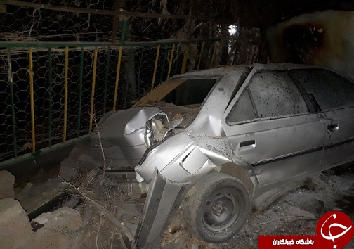 شعله ور شدن پژو ۴۰۵ در قزوین