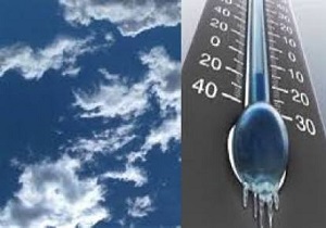 احتمال کاهش  ۱۰ تا ۱۵ درجه ای دمای هوای قزوین
