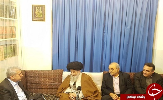 دیدار وزیر نیرو با مراجع عظام تقلید+تصاویر