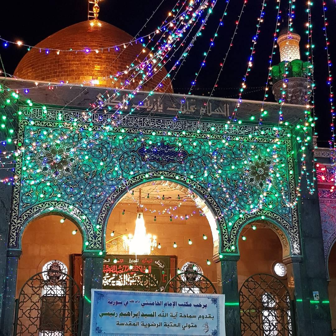 حضور تولیت آستان قدس درحرم حضرت زینب(س) +فیلم