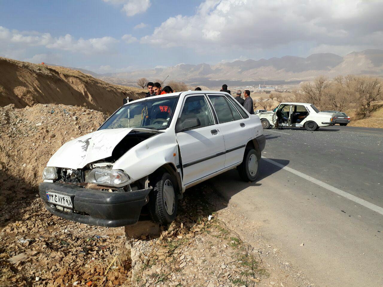 تصادف در مسیر چوار _ ایوان