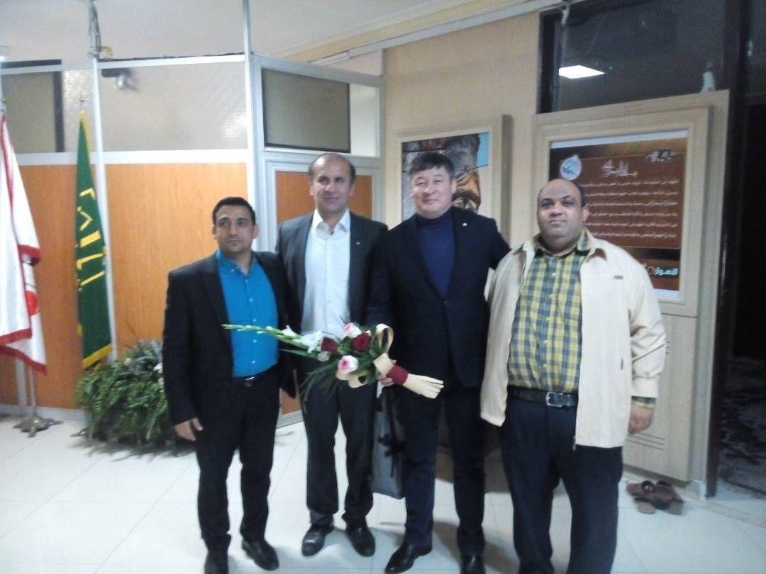 بازدید رئیس کشتی آسیا از محل برگزاری رقابت های جام جهانی در اهواز