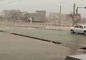 چشم شهروندان ازندریان به برف روشن شد + فیلم