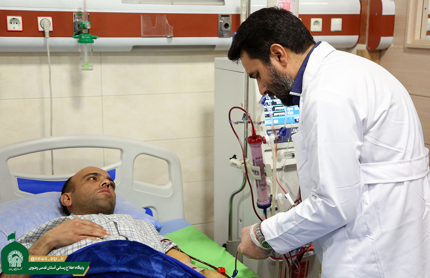 خدمت&zwnj;رسانی ۱۱۰ پرستار در مؤسسه درمانی آستان قدس رضوی
