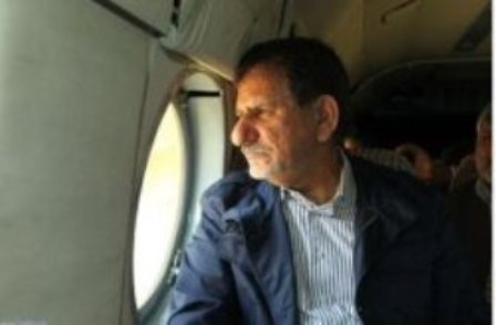 بازدید هوایی معاون اول رئیس جمهوری از سد چشمه عاشق و دریاچه بختگان فارس