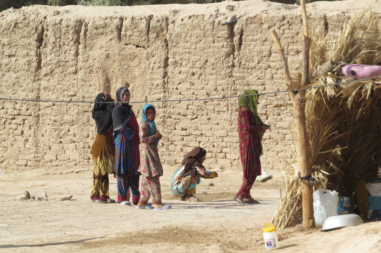 اوج محرومیت در روستای حسین اباد دامداری ریگان