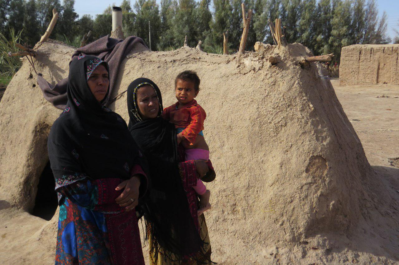 اوج محرومیت در روستای حسین اباد دامداری ریگان