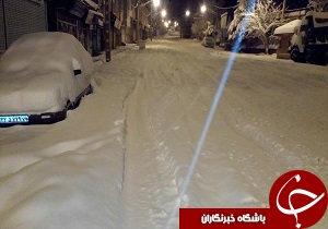 بارش ۴۰ سانتی متر برف در معلم کلایه/ دمای آوج به منفی ۱۱ رسید