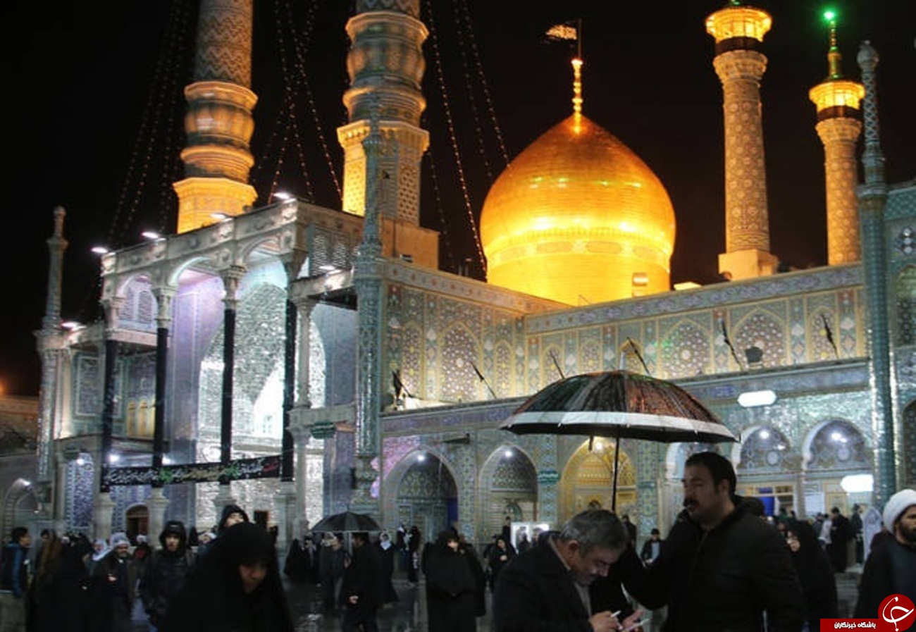 تصاویر دیدنی از بارش رحمت&zwnj; الهی در حرم حضرت معصومه&zwnj; (س)