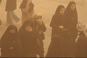 ادامه باران خاک در زمستان خوزستان