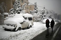 جشنواره آدم برفی در همدان