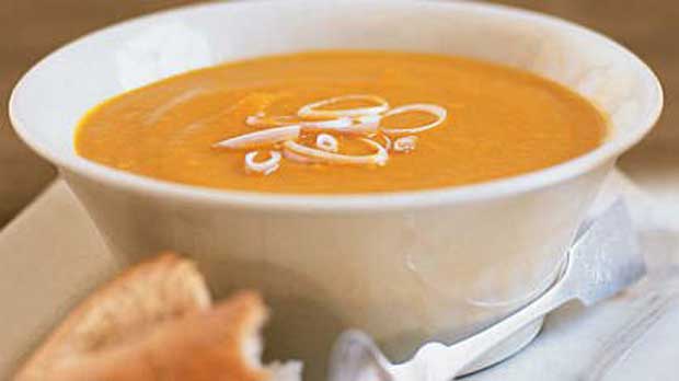 طرز تهیه سوپ زنجبیل و هویج